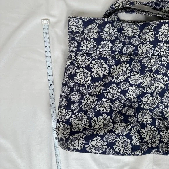 Iota Chic | Blue & White Laptop Bag - Picture 7 of 7